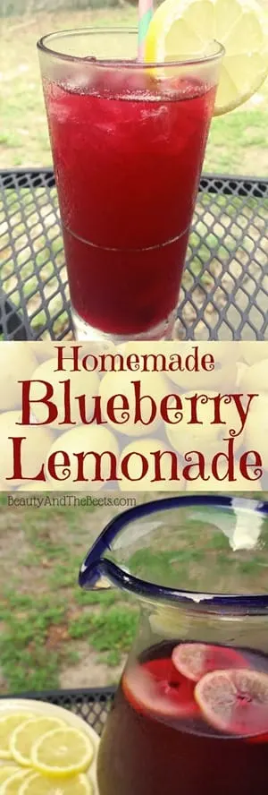 Blueberry Lemonade Beauty and the Beets homemade recipe