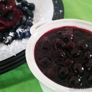 Vanilla Blueberry Sauce from Scratch