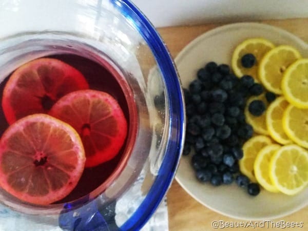Garnish Blueberry Lemonade Beauty and the Beets