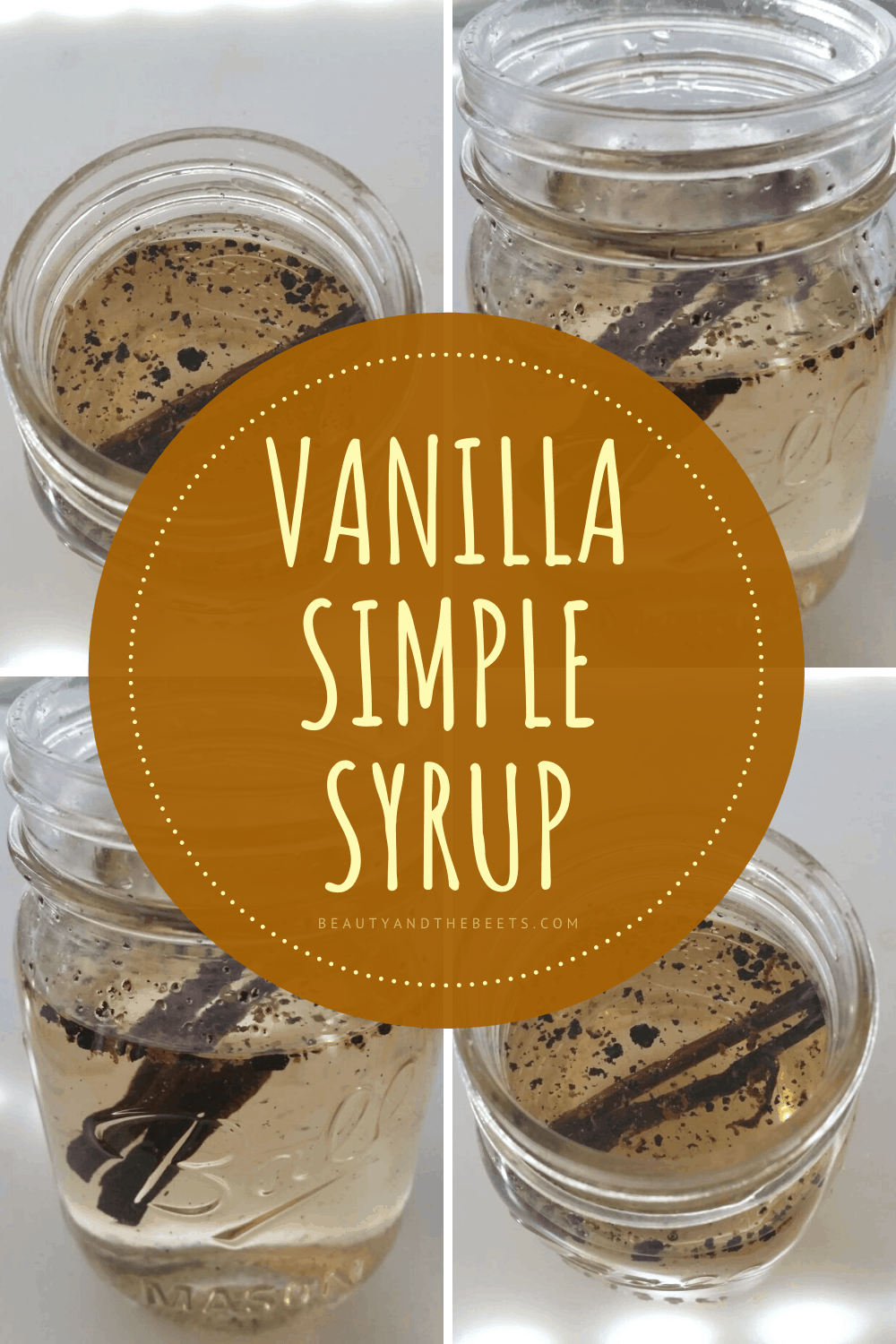 Vanilla Bean Simple Syrup Beauty and the Beets