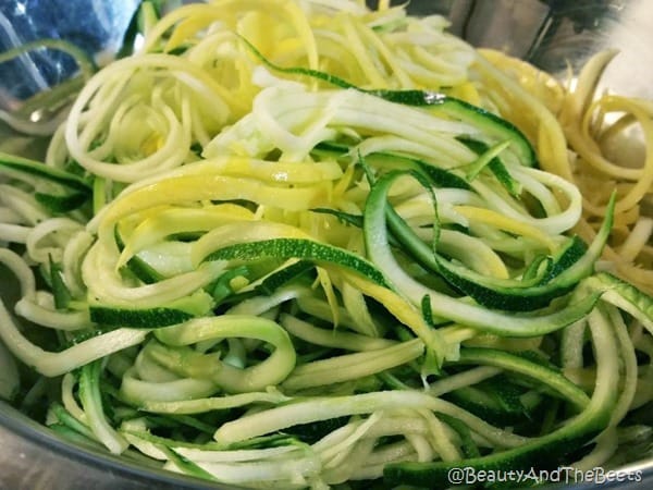 Zucchini noodles Beauty and the Beets 1