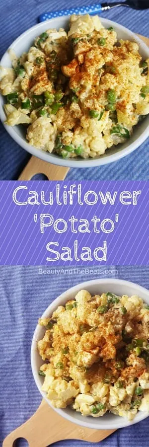 Cauliflower'Potato'Salad recipe by Beauty and the Beets