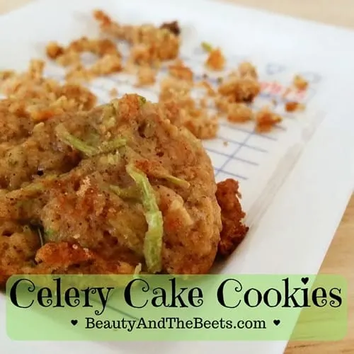 Dandy Celery Cake Cookies Beauty and the Beets