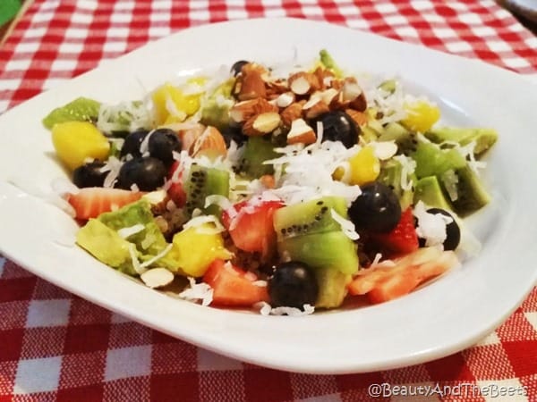 Fruit and Quinoa Bowl BeautyandtheBeets