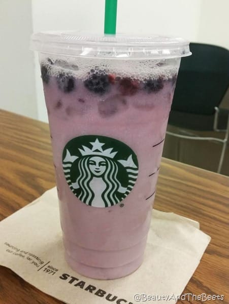 Starbucks PurpleDrink Beauty and the Beets