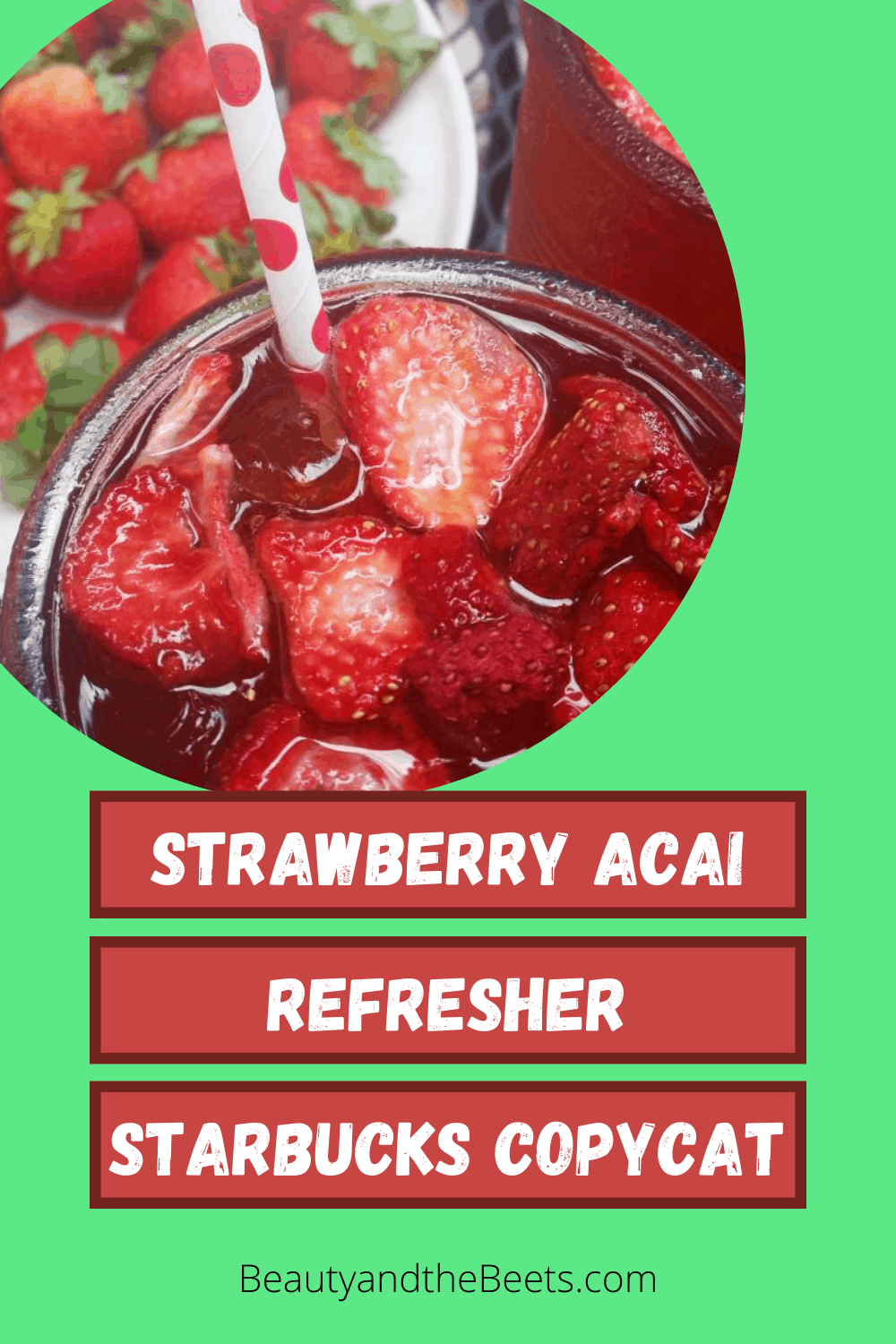 Easy Strawberry Acai Refresher recipe - Starbucks copycat