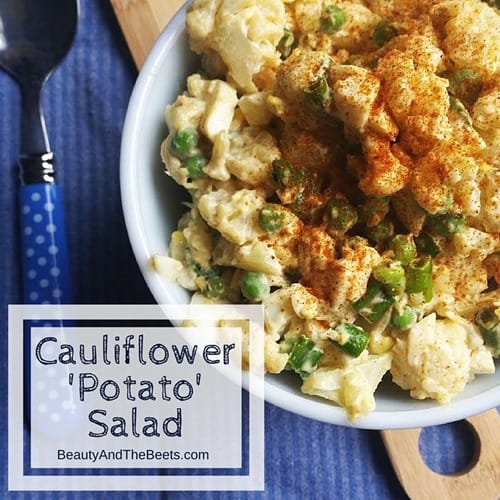 Cauliflower 'Potato' Salad Beauty and the Beets