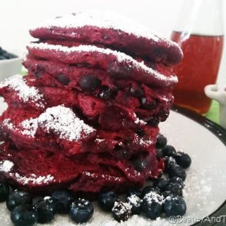 Blueberry Beet Pancakes