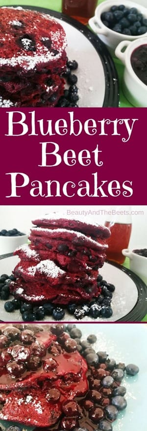 BlueberryBeetPancakes recipe Beauty and the Beets