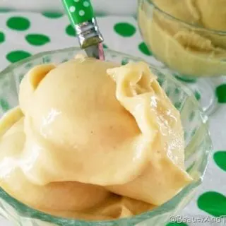 Mango Banana Whip with Silk Creamer