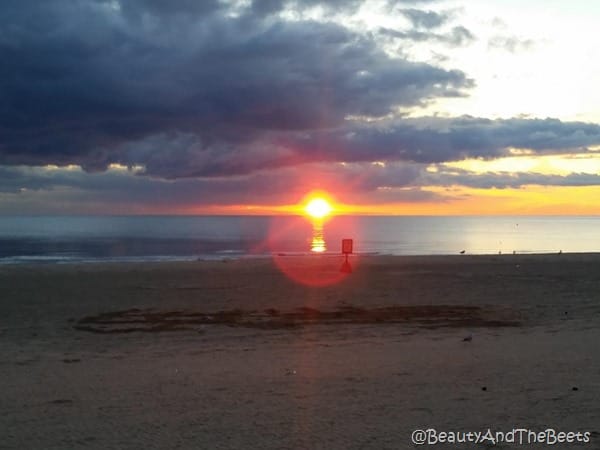 Sunrise over Lake Eerie