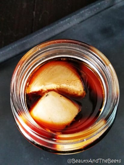 Cold Brew with Vanilla Ice Cubes Beauty and the Beets