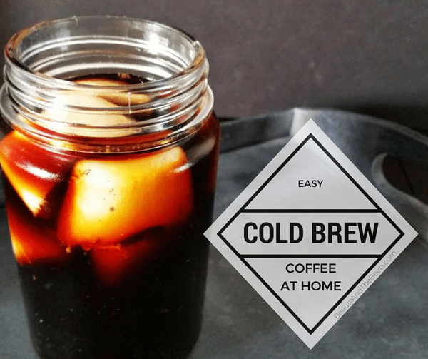Easy Cold Brew Coffee at home by Beauty and the Beets