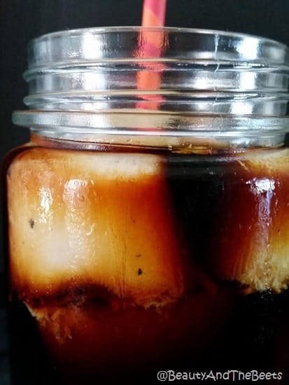 Vanilla milk ice cold brew DIY Beauty and the Beets