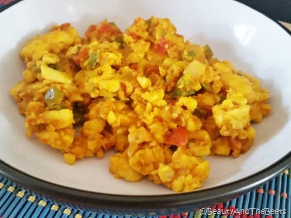 Ackee Scramble turmeric Beauty and the Beets