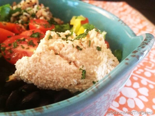 Cashew Cheese Black Bean Bowl Beauty and the Beets