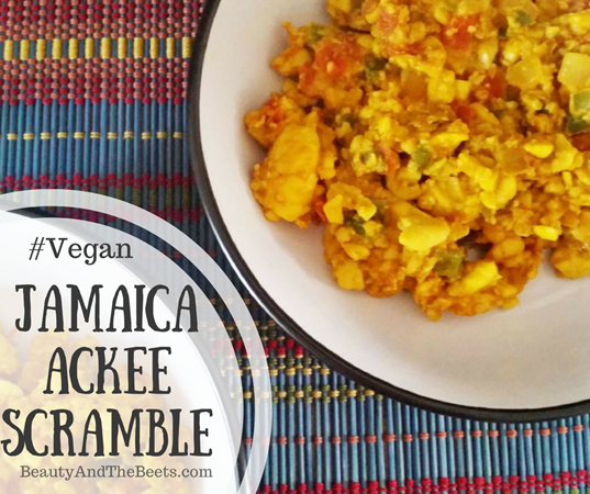 Vegan Jamaica Ackee Scramble Beauty and the Beets