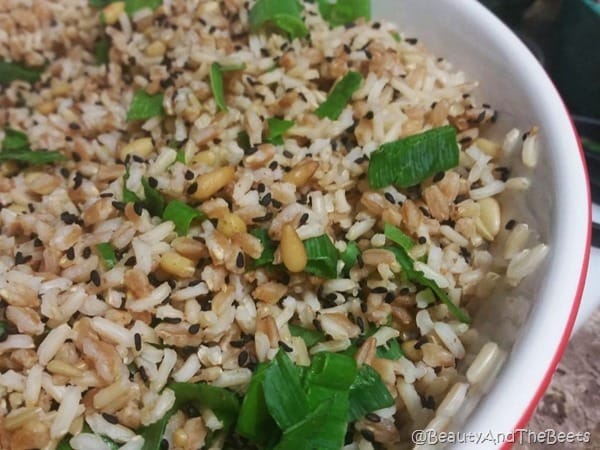 Wild Rice with pinenuts Beauty and the Beets