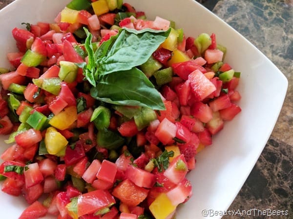 Strawberry Salsa Beauty and the Beets