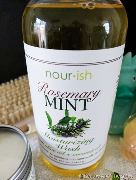 Nourish Rosemary Mint body wash Beauty and the Beets