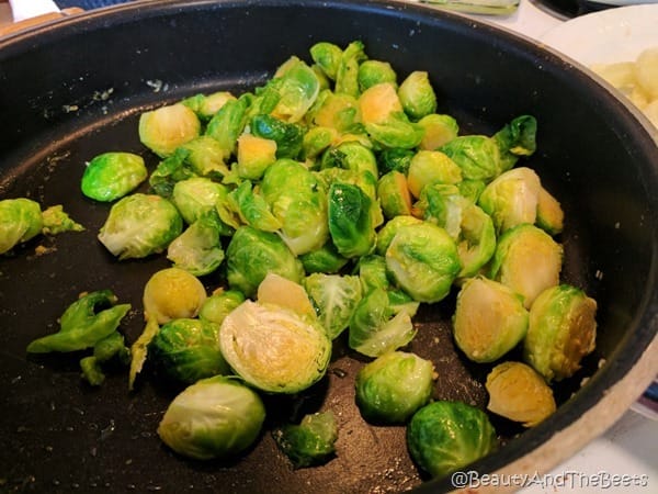 Sauteed Brussels Sprouts Beauty and the Beets
