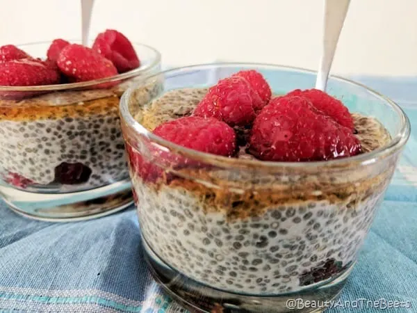 Vegan Raspberry Chia Seed Pudding Beauty and the Beets (14)