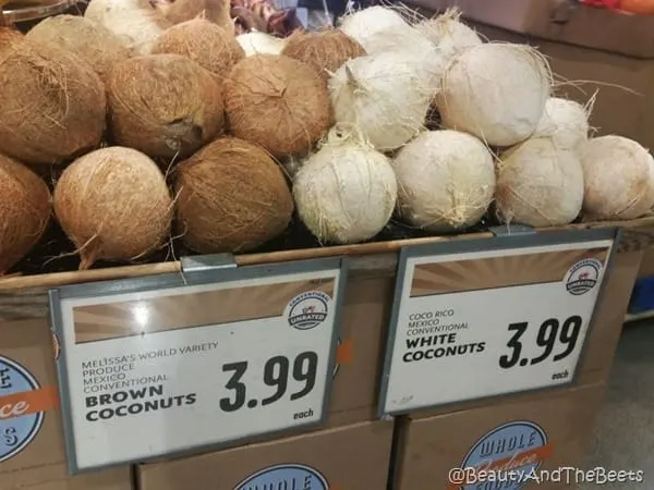 Whole Foods Austin coconuts Beauty and the Beets