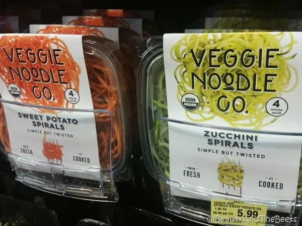 Whole Foods Austin veggie noodles Beauty and the Beets