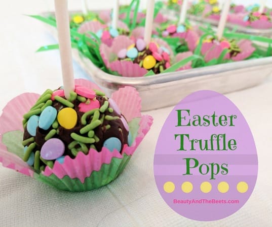 BeautyandtheBeets Easter Truffle Pops