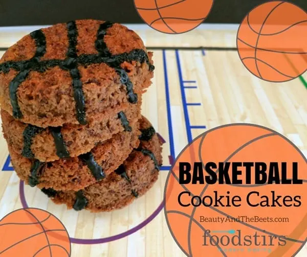 Foodstirs Basketball Cookie Cakes Beauty and the Beets