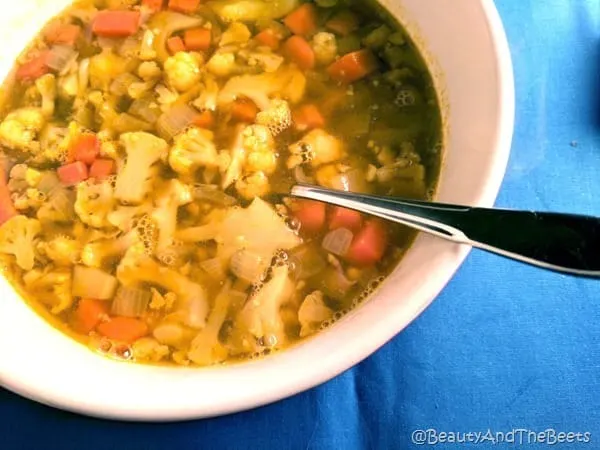 Split Pea Cauliflower Soup 2 Beauty and the Beets