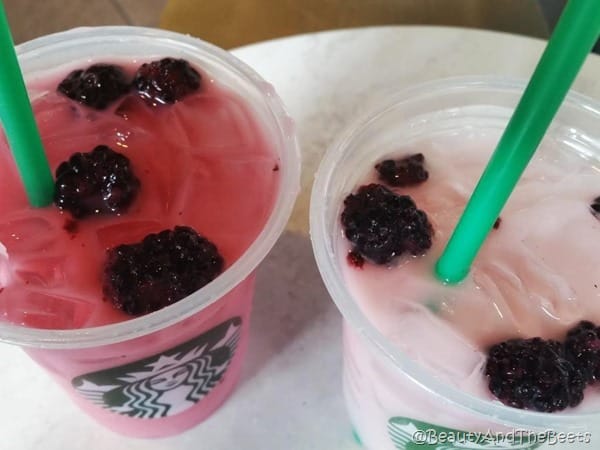 Starbucks Purple Drink two ways Beauty and the Beets