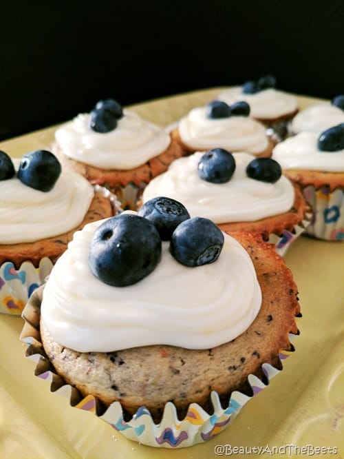 Blueberries Muffin Cupcakes Beauty and the Beets