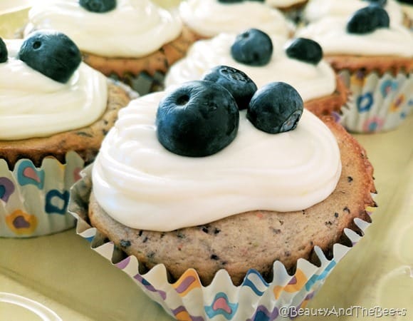 Blueberry Muffin Cupcakes Beauty and the Beets 5
