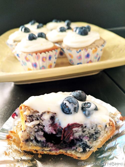 Blueberry Muffin Cupcakes Beauty and the Beets 6