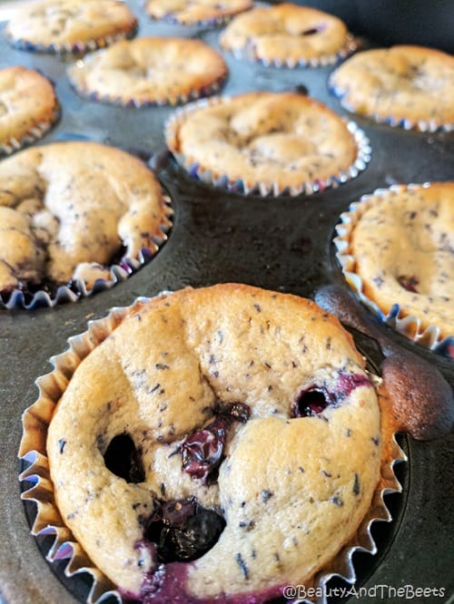 Blueberry Muffin Cupcakes Beauty and the Beets
