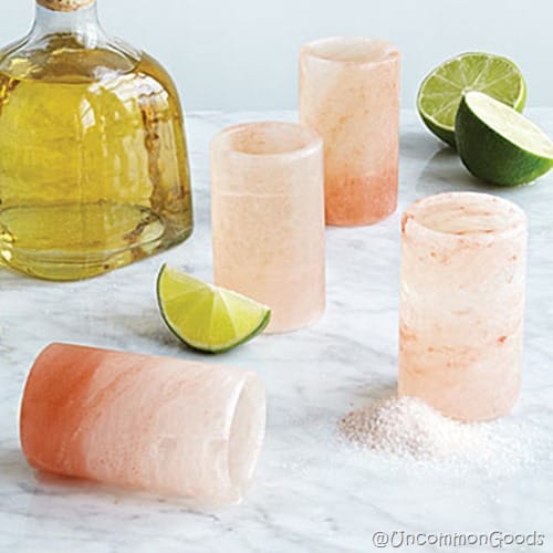 Himalayan Salt Tequila Glasses Uncommon Goods