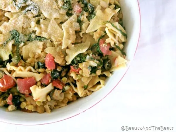 Lentil Tomato Pasta Beauty and the Beets (9)