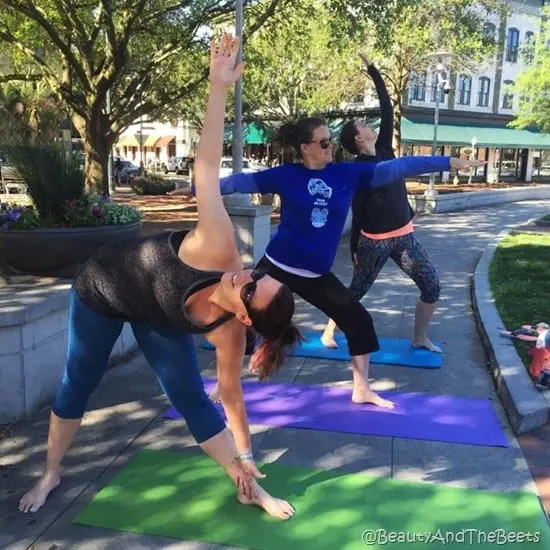 Yoga on the Square Publix Savannah Womens Half Beauty and the Beets