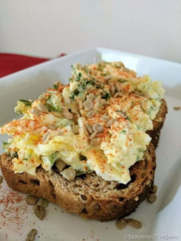 The Tastiest Egg Salad Toast Beauty and the Beets