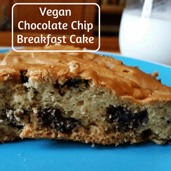 Vegan Chocolate Chip Breakfast Cake by Beauty and the Beets
