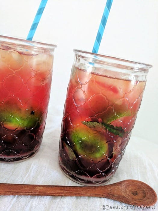 Blackberry Mojito Iced Tea Beauty and the Beets (4)