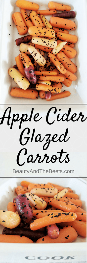 Apple Cider Glazed Carrots by Beauty and the Beets