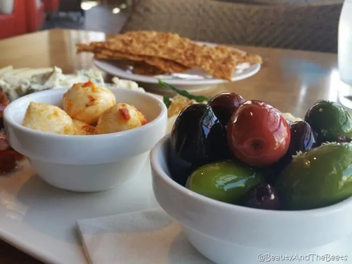 Marinated Olives and Mozzarella Giada Las Vegas Beauty and the Beets