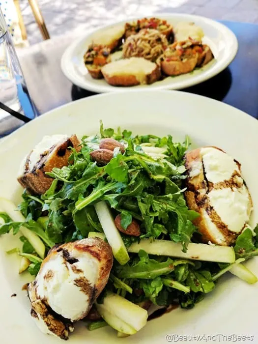 Pear and Arugula Salad Eva's Bakery Salt Lake City Beauty and the Beets