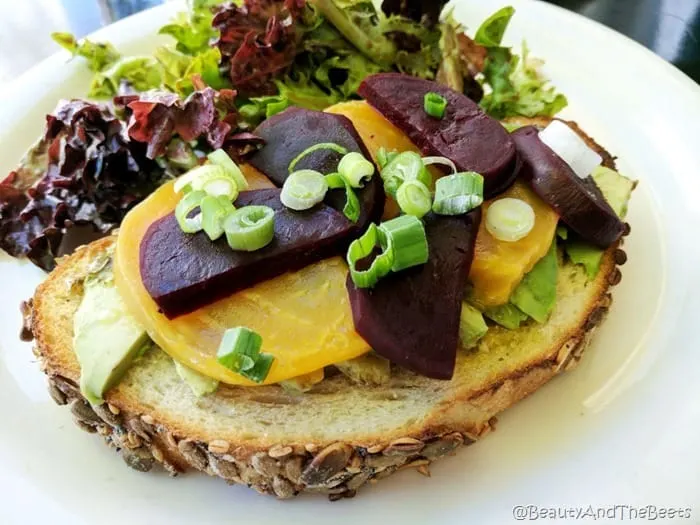 Roasted Beet and Avocado Toast Eva's Bakery Salt Lake City Beauty and the Beets