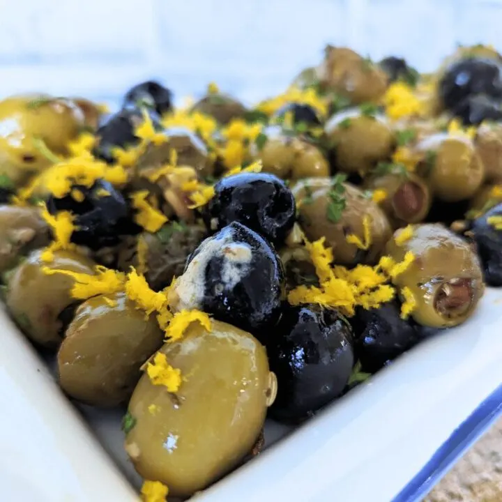 Roasted Olives with Fennel, Citrus, and Rosemary