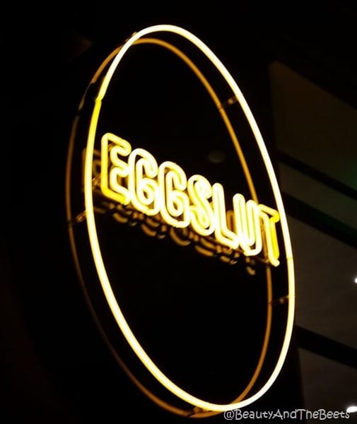 sign Eggslut Las Vegas Beauty and the Beets