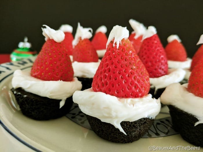 Brownie Santa Hats Beauty and the Beets (4)