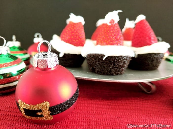 Brownie Santa Hats Beauty and the Beets (7)